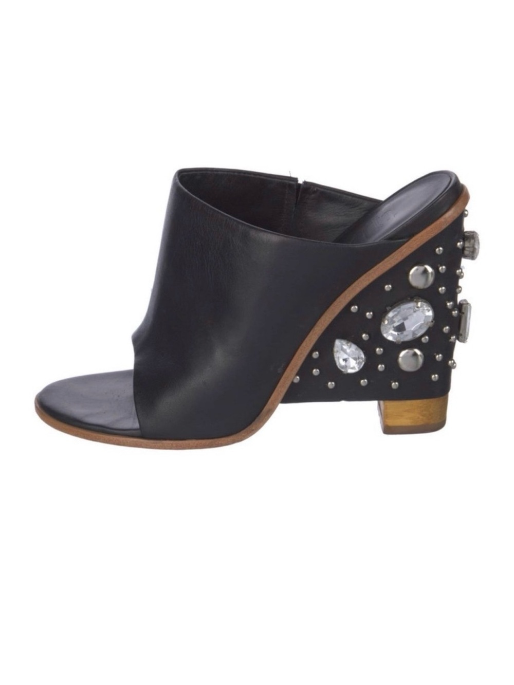 Tibi Leather Mule Heel